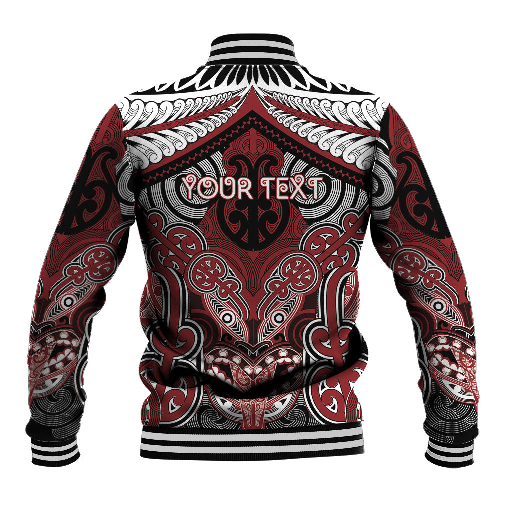 Aotearoa Iwi Ngati Toa Personalised Baseball Jacket Maori Kowhaiwhai Pattern