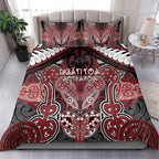 Aotearoa Iwi Ngati Toa Bedding Set Maori Kowhaiwhai Pattern