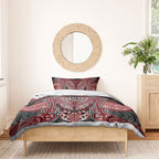 Aotearoa Iwi Ngati Toa Bedding Set Maori Kowhaiwhai Pattern