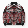 Aotearoa Iwi Ngati Toa Personalised Bomber Puffer Jacket Maori Kowhaiwhai Pattern