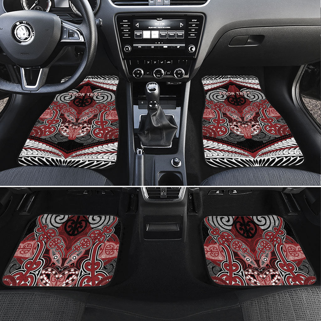 Aotearoa Iwi Ngati Toa Personalised Car Mats Maori Kowhaiwhai Pattern