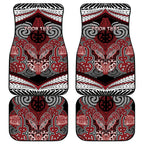Aotearoa Iwi Ngati Toa Personalised Car Mats Maori Kowhaiwhai Pattern
