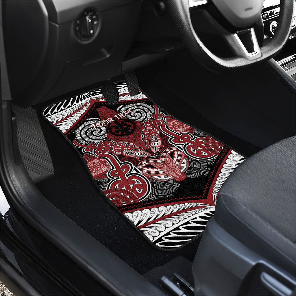 Aotearoa Iwi Ngati Toa Personalised Car Mats Maori Kowhaiwhai Pattern