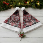 Aotearoa Iwi Ngati Toa Personalised Christmas Santa Hat Maori Kowhaiwhai Pattern