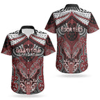 Aotearoa Iwi Ngati Toa Personalised Couples Matching Summer Maxi Dress and Hawaiian Shirt Maori Kowhaiwhai Pattern