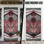 Aotearoa Iwi Ngati Toa Personalised Door Cover Maori Kowhaiwhai Pattern