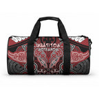 Aotearoa Iwi Ngati Toa Duffle Bag Maori Kowhaiwhai Pattern