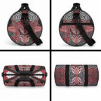 Aotearoa Iwi Ngati Toa Duffle Bag Maori Kowhaiwhai Pattern