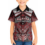 Aotearoa Iwi Ngati Toa Personalised Hawaiian Shirt Maori Kowhaiwhai Pattern