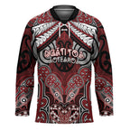 Aotearoa Iwi Ngati Toa Personalised Hockey Jersey Maori Kowhaiwhai Pattern