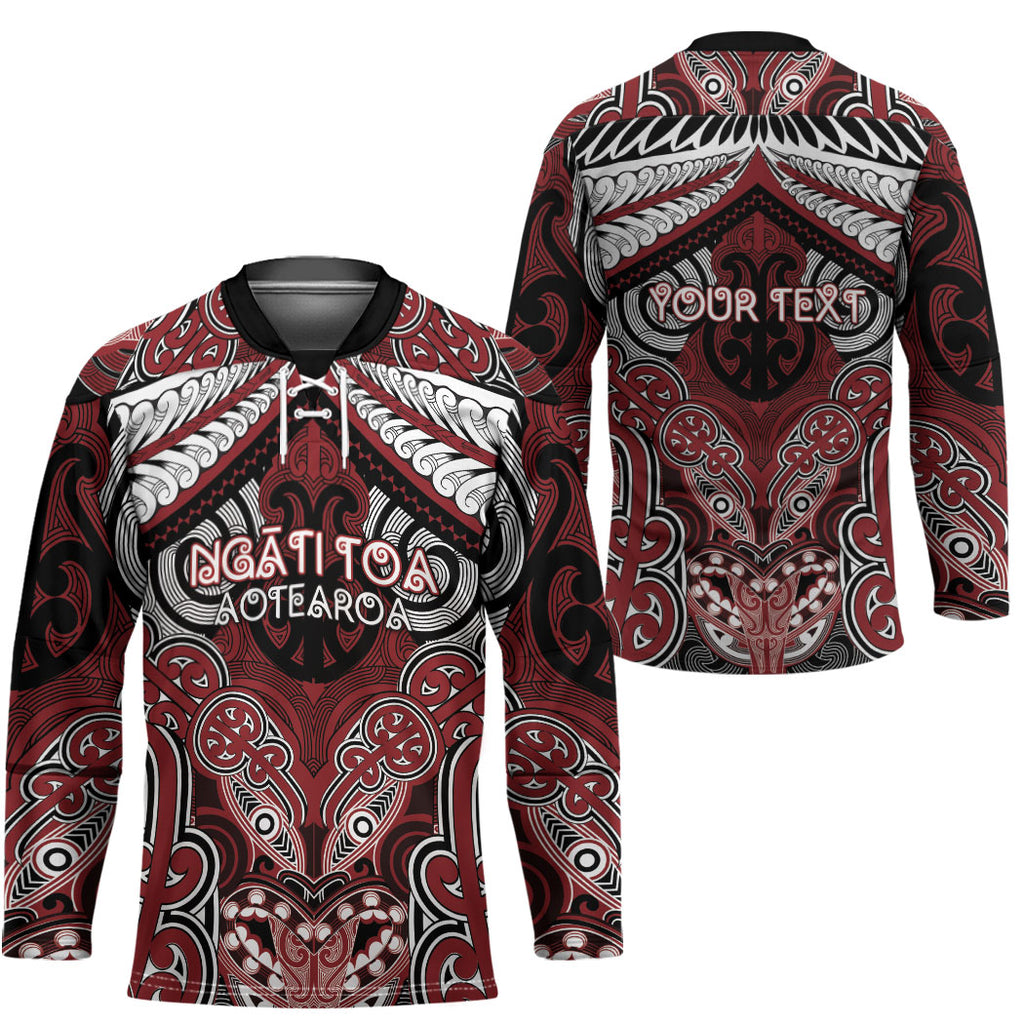 Aotearoa Iwi Ngati Toa Personalised Hockey Jersey Maori Kowhaiwhai Pattern