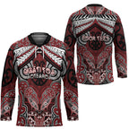 Aotearoa Iwi Ngati Toa Personalised Hockey Jersey Maori Kowhaiwhai Pattern