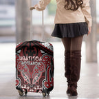 Aotearoa Iwi Ngati Toa Luggage Cover Maori Kowhaiwhai Pattern