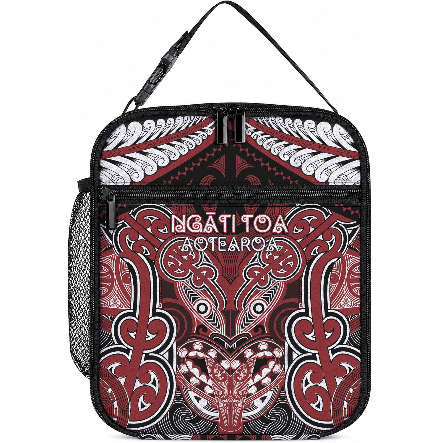 Aotearoa Iwi Ngati Toa Lunch Bag Maori Kowhaiwhai Pattern