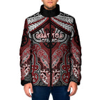 Aotearoa Iwi Ngati Toa Personalised Padded Jacket Maori Kowhaiwhai Pattern
