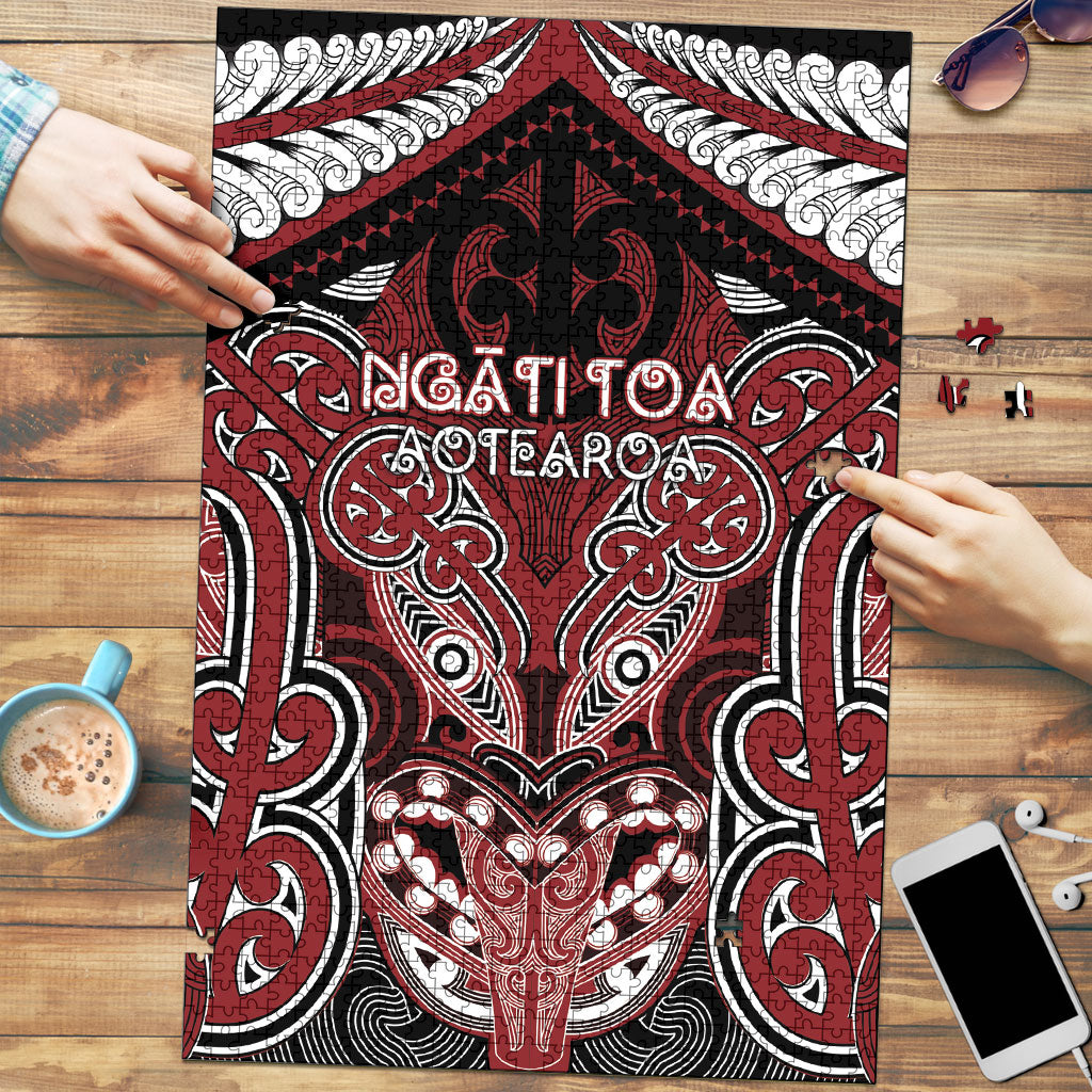 Aotearoa Iwi Ngati Toa Puzzle Maori Kowhaiwhai Pattern