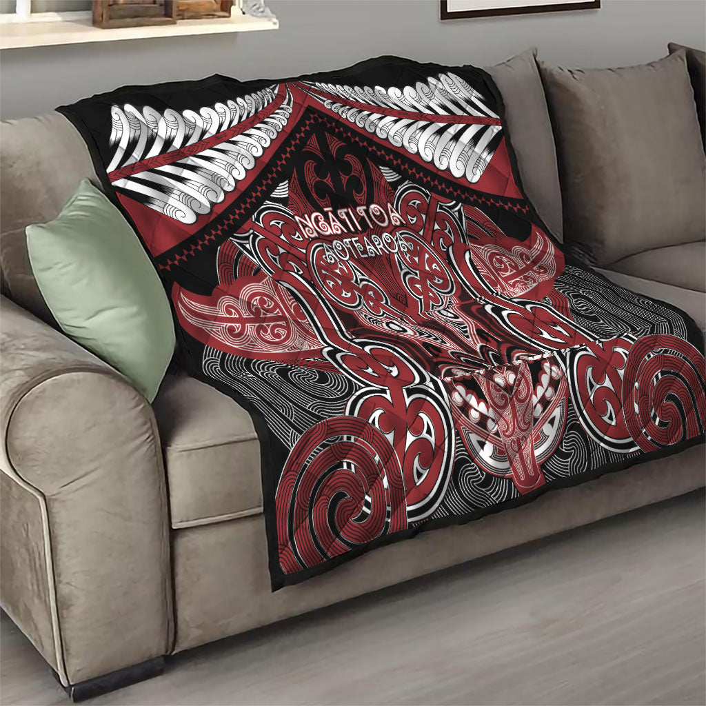 Aotearoa Iwi Ngati Toa Quilt Maori Kowhaiwhai Pattern