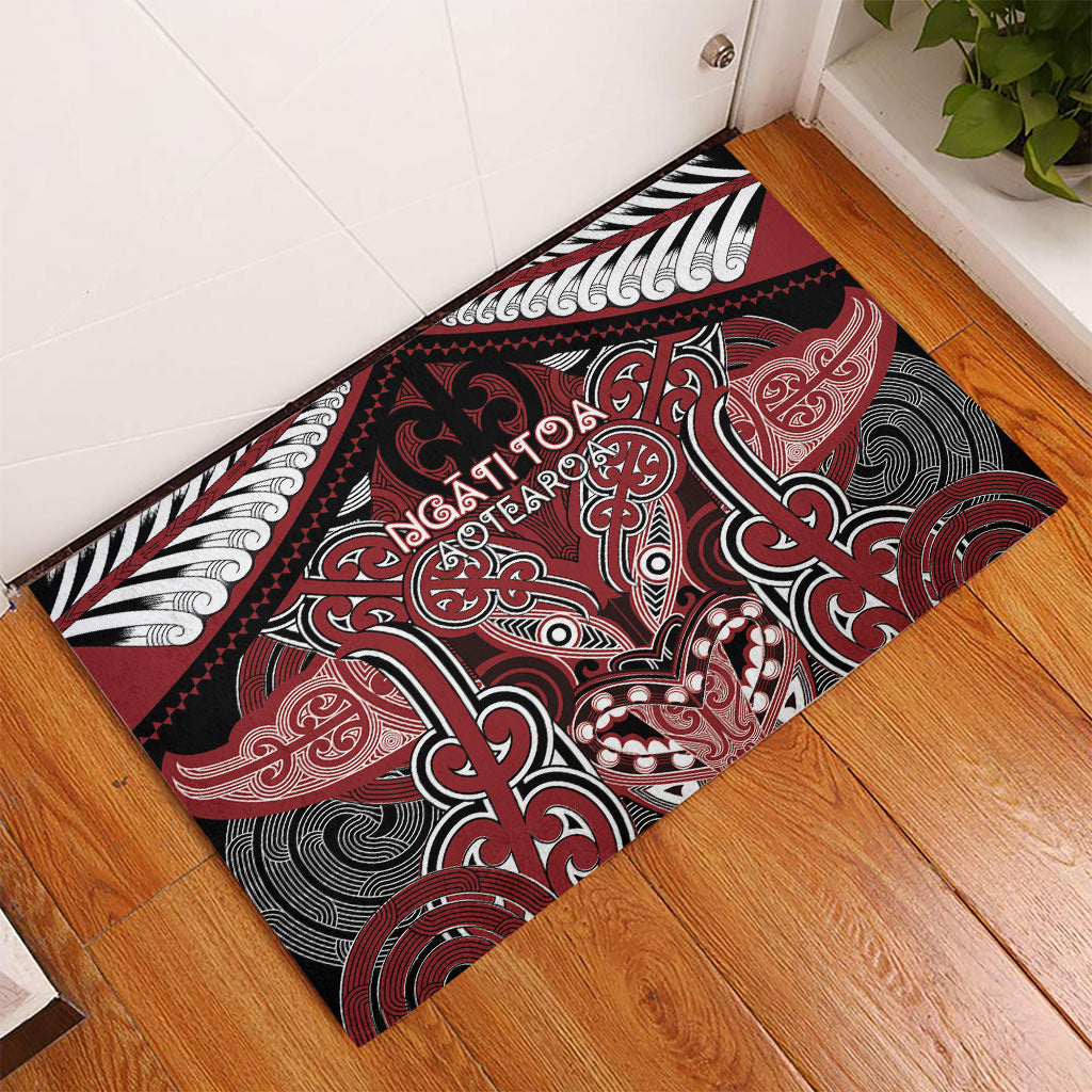 Aotearoa Iwi Ngati Toa Rubber Doormat Maori Kowhaiwhai Pattern