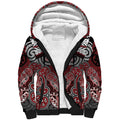 Aotearoa Iwi Ngati Toa Personalised Sherpa Hoodie Maori Kowhaiwhai Pattern