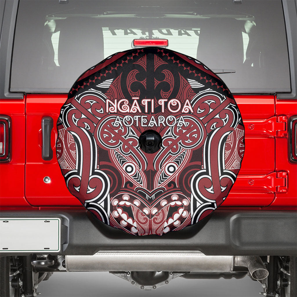 Aotearoa Iwi Ngati Toa Spare Tire Cover Maori Kowhaiwhai Pattern