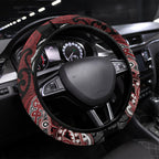 Aotearoa Iwi Ngati Toa Steering Wheel Cover Maori Kowhaiwhai Pattern