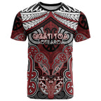 Aotearoa Iwi Ngati Toa Personalised T Shirt Maori Kowhaiwhai Pattern