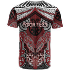 Aotearoa Iwi Ngati Toa Personalised T Shirt Maori Kowhaiwhai Pattern