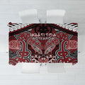 Aotearoa Iwi Ngati Toa Tablecloth Maori Kowhaiwhai Pattern