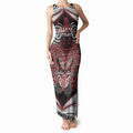 Aotearoa Iwi Ngati Toa Personalised Tank Maxi Dress Maori Kowhaiwhai Pattern