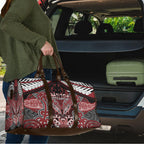 Aotearoa Iwi Ngati Toa Travel Bag Maori Kowhaiwhai Pattern