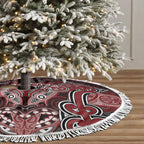Aotearoa Iwi Ngati Toa Tree Skirt Maori Kowhaiwhai Pattern