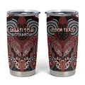 Aotearoa Iwi Ngati Toa Personalised Tumbler Cup Maori Kowhaiwhai Pattern