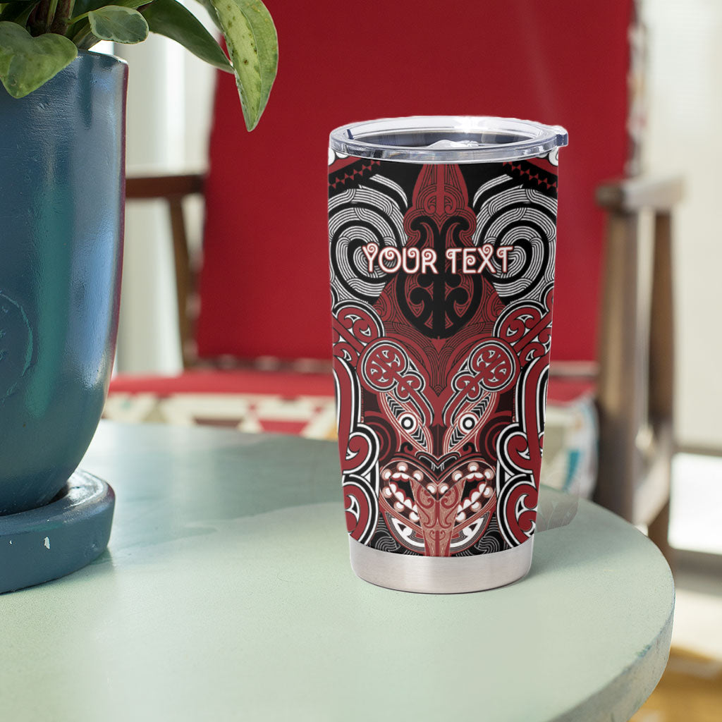 Aotearoa Iwi Ngati Toa Personalised Tumbler Cup Maori Kowhaiwhai Pattern