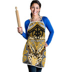 Aotearoa Iwi Ngati Tama Apron Maori Kowhaiwhai Pattern