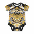 Aotearoa Iwi Ngati Tama Personalised Baby Onesie Maori Kowhaiwhai Pattern
