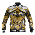 Aotearoa Iwi Ngati Tama Personalised Baseball Jacket Maori Kowhaiwhai Pattern