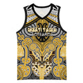 Aotearoa Iwi Ngati Tama Personalised Basketball Jersey Maori Kowhaiwhai Pattern