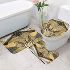 Aotearoa Iwi Ngati Tama Bathroom Set Maori Kowhaiwhai Pattern