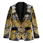 Aotearoa Iwi Ngati Tama Personalised Blazer Maori Kowhaiwhai Pattern