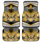 Aotearoa Iwi Ngati Tama Personalised Car Mats Maori Kowhaiwhai Pattern