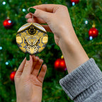 Aotearoa Iwi Ngati Tama Personalised Ceramic Ornament Maori Kowhaiwhai Pattern