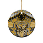 Aotearoa Iwi Ngati Tama Personalised Ceramic Ornament Maori Kowhaiwhai Pattern