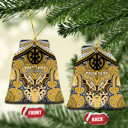 Aotearoa Iwi Ngati Tama Personalised Ceramic Ornament Maori Kowhaiwhai Pattern