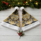 Aotearoa Iwi Ngati Tama Personalised Christmas Santa Hat Maori Kowhaiwhai Pattern