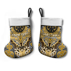 Aotearoa Iwi Ngati Tama Personalised Christmas Stocking Maori Kowhaiwhai Pattern