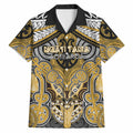 Aotearoa Iwi Ngati Tama Personalised Hawaiian Shirt Maori Kowhaiwhai Pattern