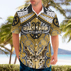 Aotearoa Iwi Ngati Tama Personalised Hawaiian Shirt Maori Kowhaiwhai Pattern