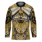 Aotearoa Iwi Ngati Tama Personalised Hockey Jersey Maori Kowhaiwhai Pattern