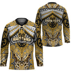 Aotearoa Iwi Ngati Tama Personalised Hockey Jersey Maori Kowhaiwhai Pattern