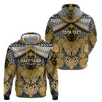 Aotearoa Iwi Ngati Tama Personalised Hoodie Maori Kowhaiwhai Pattern